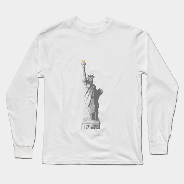 statue of liberty Long Sleeve T-Shirt by MiMi-JK